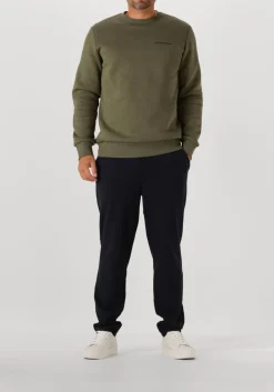 PEAK PERFORMANCE e sweater original small logo crew men groen Best