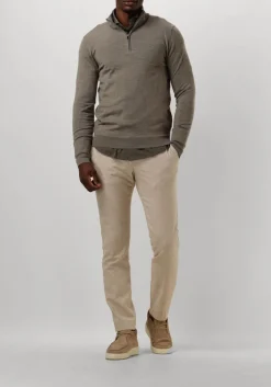 PROFUOMO e trui pullover half zip groen New