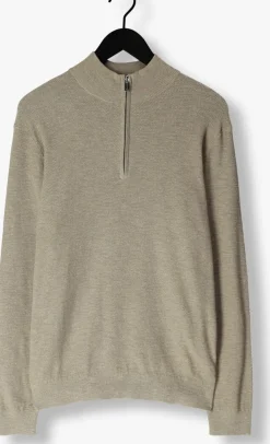 PROFUOMO e trui pullover half zip groen New