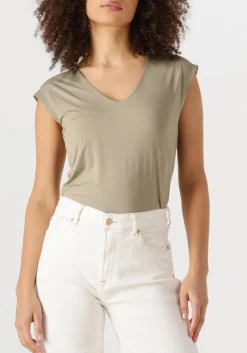 ROSEMUNDE e t-shirt billie capsleeve v-neck groen Hot