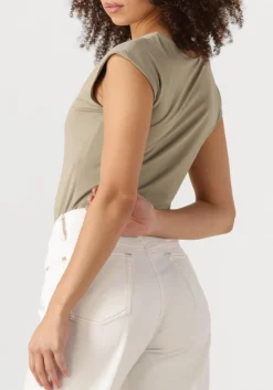 ROSEMUNDE e t-shirt billie capsleeve v-neck groen Hot