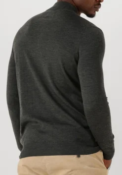 STEFANO LAURAN e trui half zip anders groen Outlet