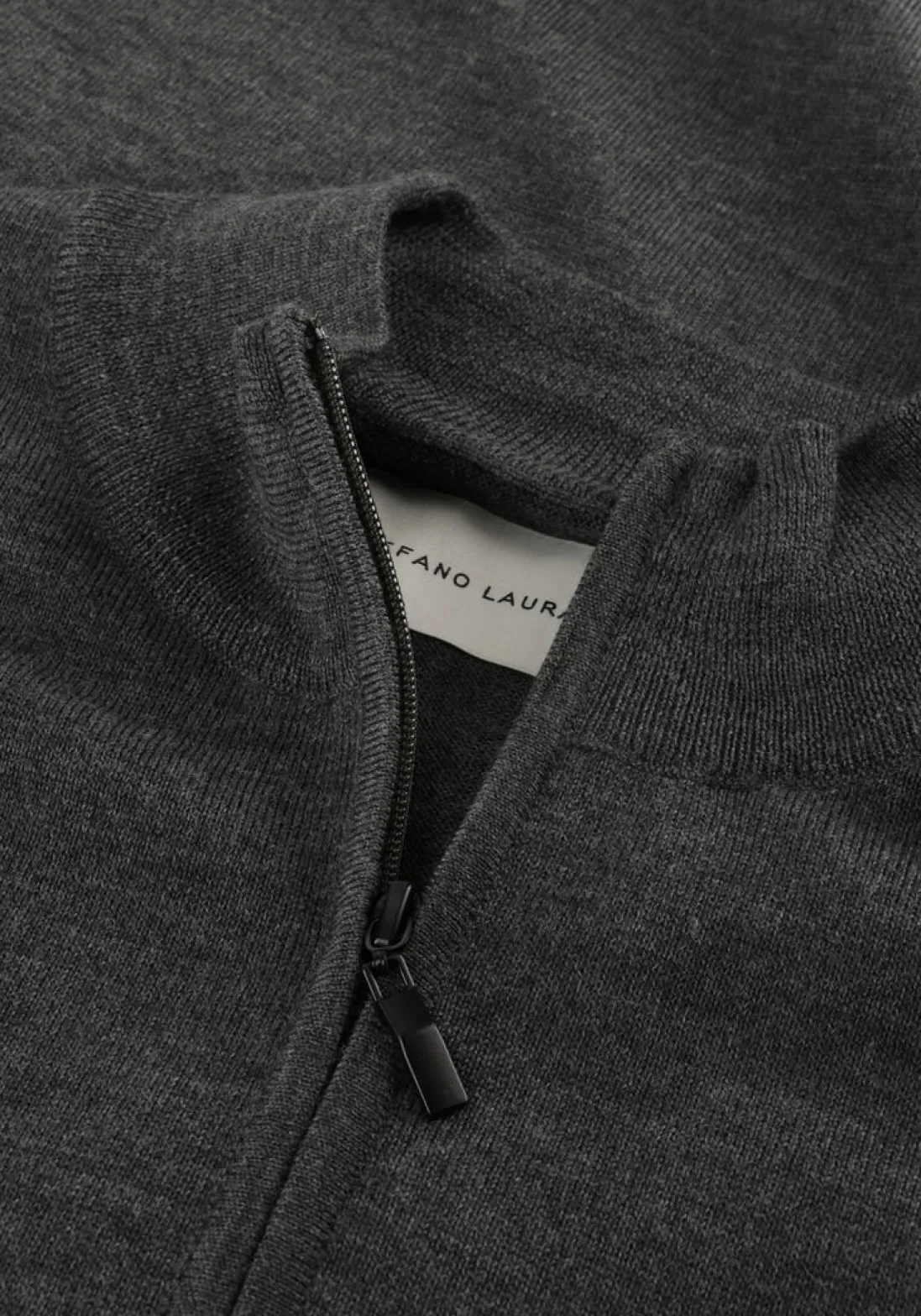 STEFANO LAURAN e trui half zip anders groen Outlet