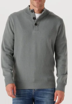 STEFANO LAURAN e trui half zip l groen Online