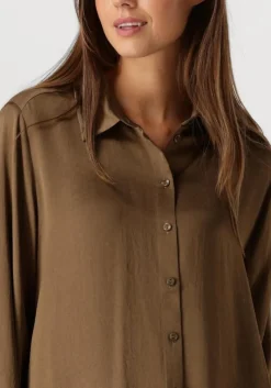 SUMMUM e blouses blouse silky touch groen Outlet