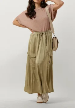 SUMMUM e midirok skirt silky touch groen Discount