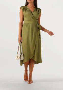 SUNCOO e midi jurk cesaria groen Sale