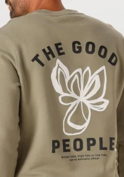 THE GOODPEOPLE e sweater lito groen Discount