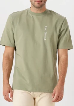 THE GOODPEOPLE e t-shirt tex groen Discount