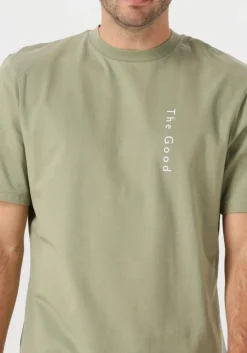 THE GOODPEOPLE e t-shirt tex groen Discount