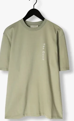THE GOODPEOPLE e t-shirt tex groen Discount