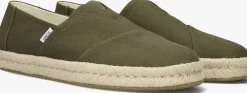 TOMS e instappers alp rope 2.0 groen Outlet