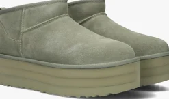 UGG e vachtlaarzen w classic ultra mini platform groen New