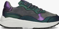 XSENSIBLE e lage sneakers rainbow groen Outlet