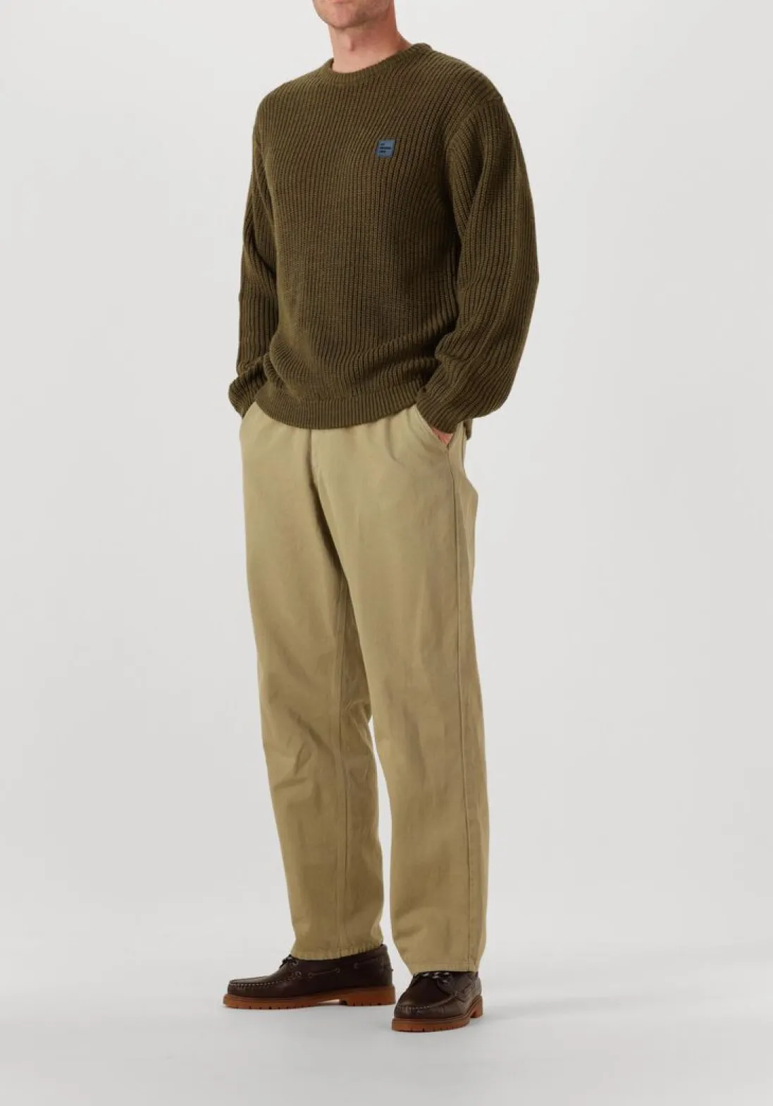 AMERICAN VINTAGE trui crashway crew khaki Clearance