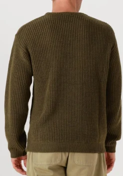 AMERICAN VINTAGE trui crashway crew khaki Clearance