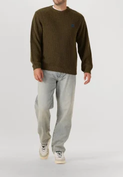 AMERICAN VINTAGE trui crashway crew khaki Clearance