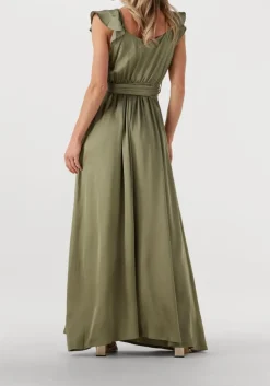 NEMA maxi jurk n162 khaki Discount