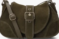 NÚNOO núnoo schoudertas maria stitch khaki Sale