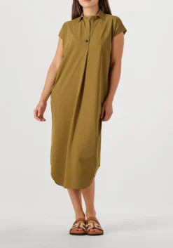 PENN & INK mini jurk dress khaki Best