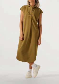 PENN & INK mini jurk dress khaki Best