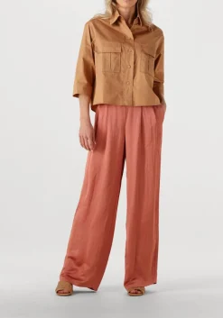 SUMMUM pantalon trousers heavy silky touch koraal Discount