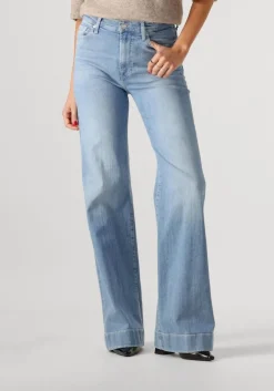 7 FOR ALL MANKIND e wide jeans modern dojo bloom lichtblauw New