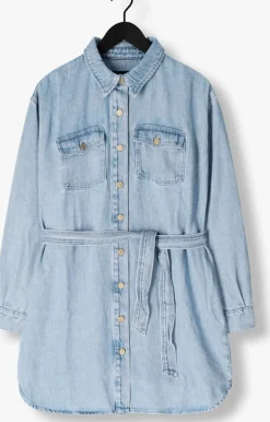 7 FOR ALL MANKIND e mini jurk shirt dress lichtblauw New