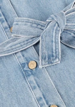 7 FOR ALL MANKIND e mini jurk shirt dress lichtblauw New