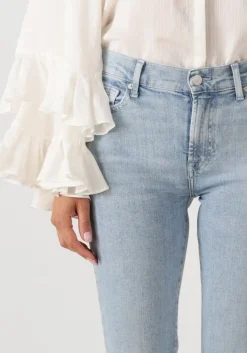 7 FOR ALL MANKIND e bootcut jeans bootcut olina with embellished squiggle lichtblauw Clearance