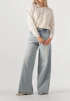 7 FOR ALL MANKIND e straight leg jeans marie wide leg ode to lichtblauw Outlet