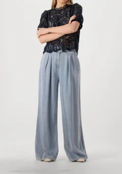 AAIKO e wijde broek frederique ten 520 lichtblauw Best