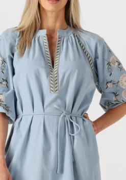 AIMEE THE LABEL e maxi jurk miranda lichtblauw Discount