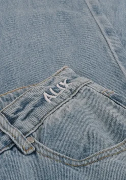 ALIX THE LABEL e wide jeans ladies woven denim pants lichtblauw Sale