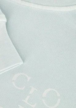 CLOSED e sweater printed sweatshirt lichtblauw Hot