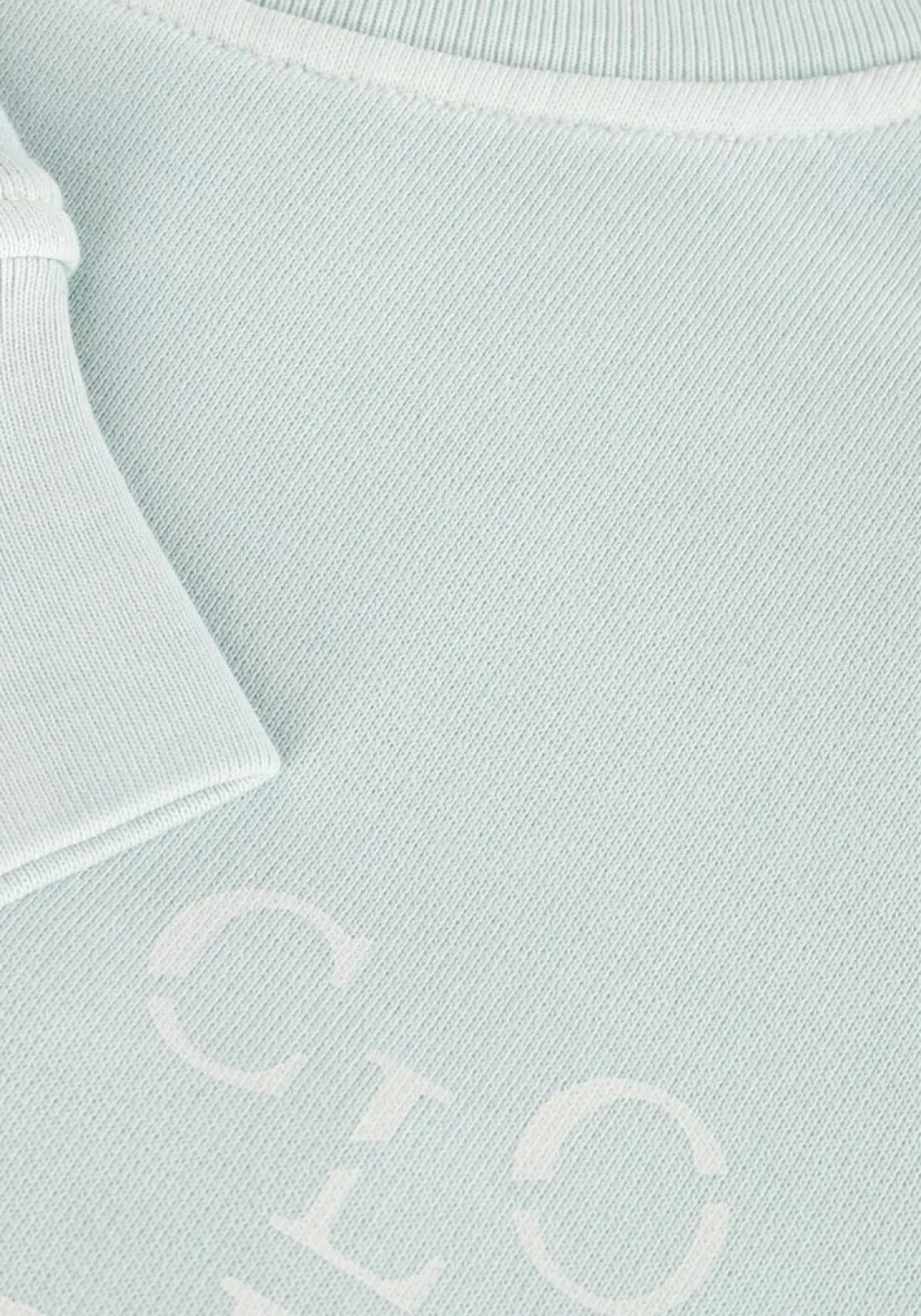 CLOSED e sweater printed sweatshirt lichtblauw Hot