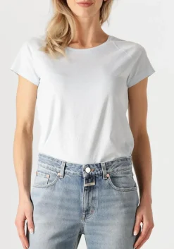 CLOSED e t-shirt t-shirt raglan lichtblauw Clearance