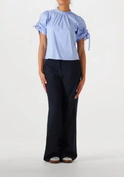 CO'COUTURE e blouses diviacc puff ss blouse lichtblauw Discount