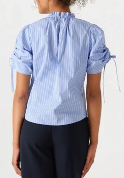 CO'COUTURE e blouses diviacc puff ss blouse lichtblauw Discount