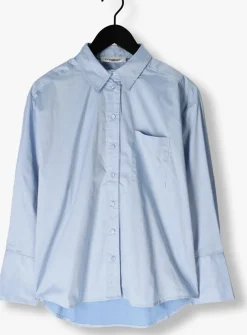 CO'COUTURE e blouses poppy cuff shirt lichtblauw Clearance