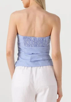 CO'COUTURE e top teacc stripe tube top lichtblauw Hot