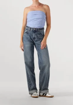 CO'COUTURE e top teacc stripe tube top lichtblauw Hot