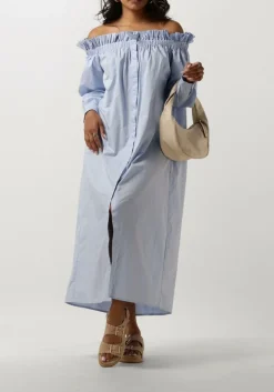 COPENHAGEN MUSE e midi jurk cmshirley-dress lichtblauw Discount