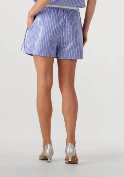 DANTE6 e korte broek bryson embellished stripe shorts lichtblauw Best