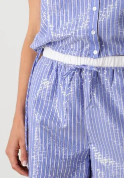 DANTE6 e korte broek bryson embellished stripe shorts lichtblauw Best