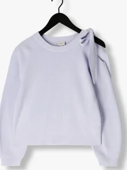 DANTE6 e trui ulyn cut-out bow sweater lichtblauw Hot