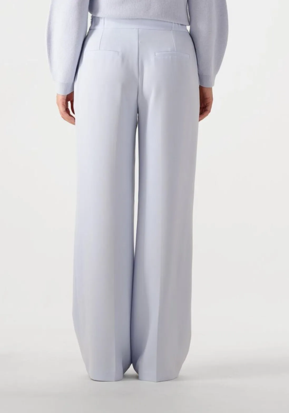 DANTE6 e wijde broek fabri elasticated wide leg pants lichtblauw Sale
