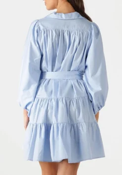 DEVOTION e mini jurk precious lichtblauw Outlet