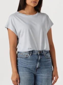 DRYKORN e t-shirt vanope lichtblauw Hot