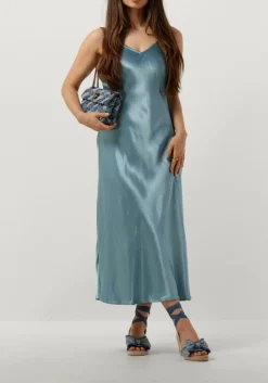 GREEK ARCHAIC KORI e midi jurk 130512 lichtblauw Hot